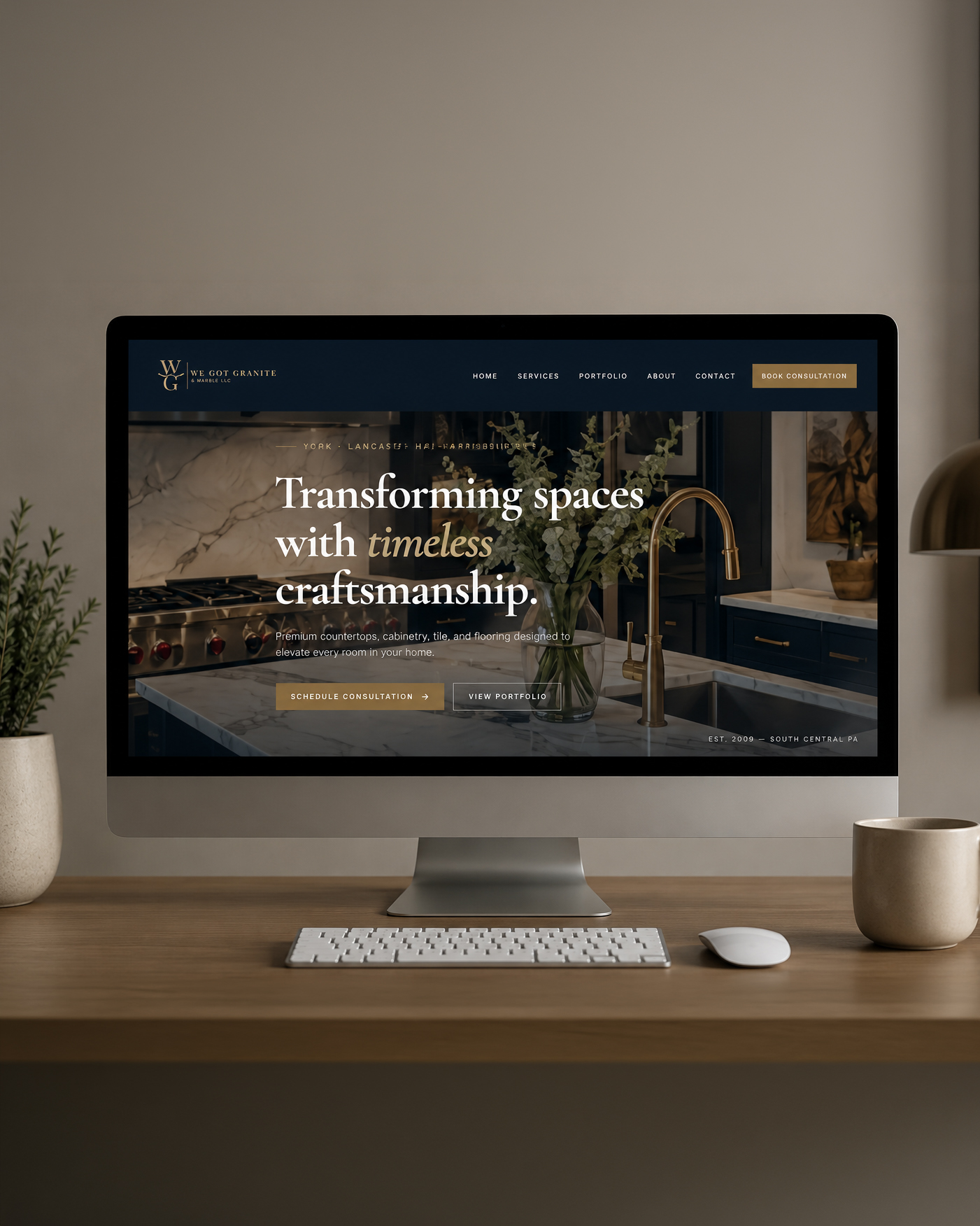We Got Granite and Marble website design